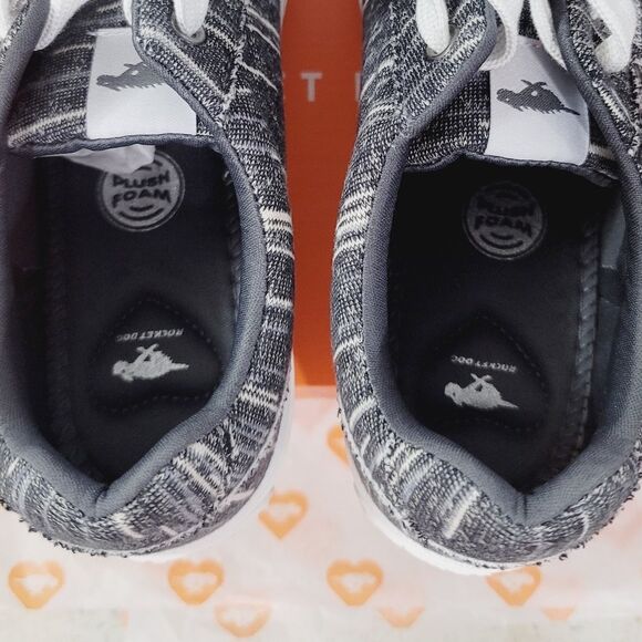 Rocket Dog Women's Grey Cecila Egan Cotton Lace-up Sneakers Size 7 NIB - Picture 6 of 14
